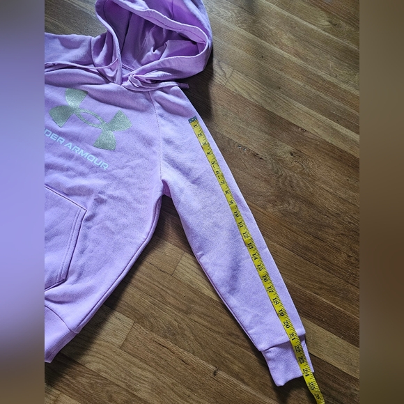 Under Armour Long Sleeves Pink Pullover Hoodie Sweatshirt Women's Size Small - Picture 10 of 12